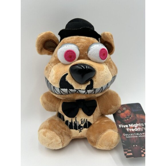 Funko Five Nights at Freddy's Nightmare Freddy Fazbear 8” Plush FNAF 2016 - Picture 2 of 10